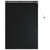 vidaXL Zsaluzia Fekete 105 x 160 cm 35 mm Massz&iacute;v Paulownia fa