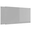 vidaXL Konyhai h&aacute;tfal 2 db Vil&aacute;gossz&uuml;rke 110 x 60 cm edzett &uuml;veg