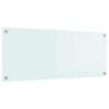 vidaXL Konyhai splashback Fehér 100 x 40 cm edzett üveg