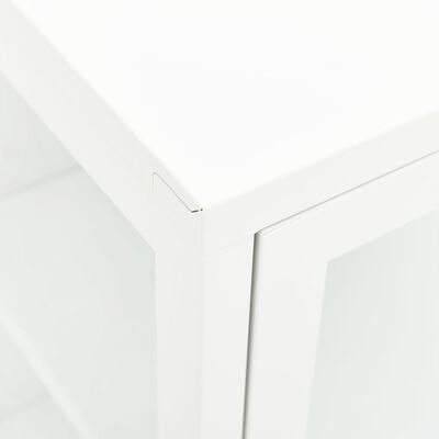 vidaXL fém és üveg tálalószekrény 38 x 35 x 70 cm