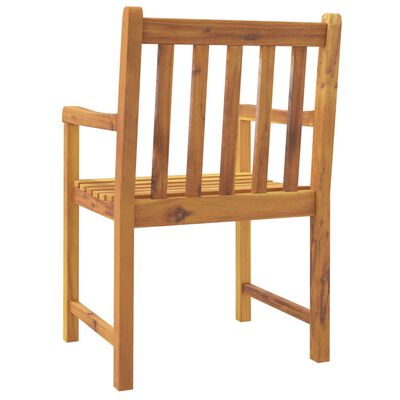 vidaXL 4 db tömör akácfa kerti szék 56 x 55,5 x 90 cm