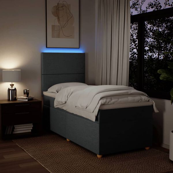 vidaXL s&ouml;t&eacute;tsz&uuml;rke sz&ouml;vet rug&oacute;s &aacute;gy matraccal 90x190 cm