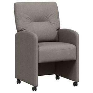 vidaXL Kerekes &Eacute;tkező Sz&eacute;kek 2 pcs T&oacute;psz&iacute;nű 57 x 67 x 95 cm sz&ouml;vet