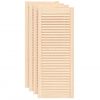vidaXL 4 db t&ouml;m&ouml;r fenyőfa lamell&aacute;s szekr&eacute;nyajt&oacute; 99,3 x 39,4 cm