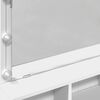 vidaXL fehér fésülködőasztal LED-del 80 x 41 x 134,5 cm
