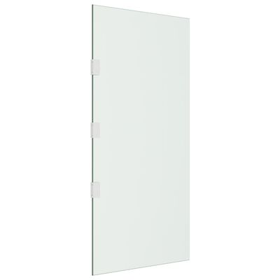 vidaXL átlátszó edzett üveg oldalpanel ajtóelőtetőhöz 50 x 100 cm