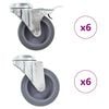 vidaXL 12 db h&aacute;tfuratos &ouml;nbe&aacute;ll&oacute; g&ouml;rgő 75 mm