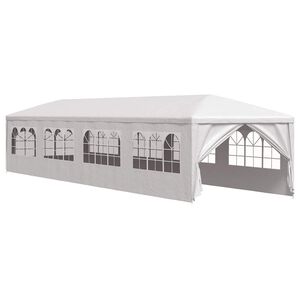 vidaXL feh&eacute;r kerti pavilon 3 x 12 m
