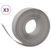 vidaXL 3 db sz&uuml;rke polietil&eacute;n kerti szeg&eacute;ly 10 m x 15 cm