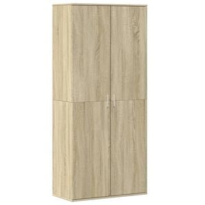 vidaXL sonoma t&ouml;lgy sz&iacute;nű szerelt fa cipősszekr&eacute;ny 80 x 39 x 178 cm