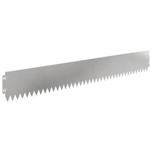 vidaXL Fűszeg&eacute;lyez&eacute;s 30 pcs 103 x 15 cm Ac&eacute;l Ez&uuml;st