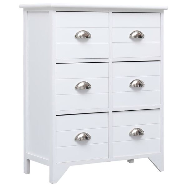 vidaXL hatfi&oacute;kos feh&eacute;r t&ouml;m&ouml;r cs&aacute;sz&aacute;rfa t&aacute;lal&oacute;szekr&eacute;ny 60 x 30 x 75 cm