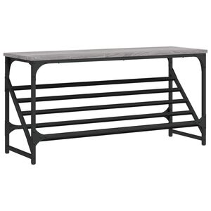 vidaXL sz&uuml;rke sonoma sz&iacute;nű szerelt fa cipőtart&oacute; 90x30x45 cm