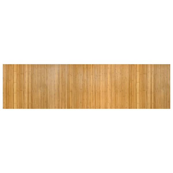 vidaXL n&eacute;gysz&ouml;gletű term&eacute;szetes bambusz szőnyeg 80 x 300 cm