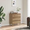 vidaXL komód Artisan tölgy 60x35x70 cm Műanyag fa