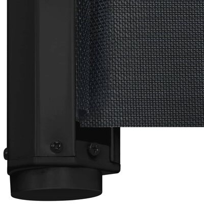 vidaXL fekete behúzható kisállatkapu 82,5 x 125 cm
