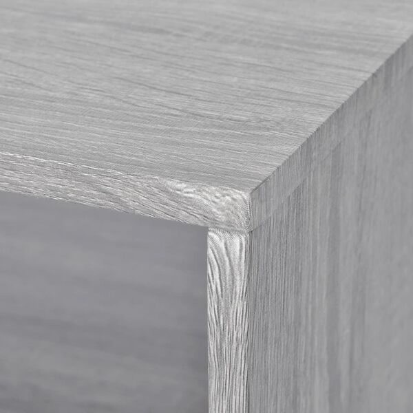 vidaXL 110x50x40 cm szürke TV szekrény/dohányzóasztal