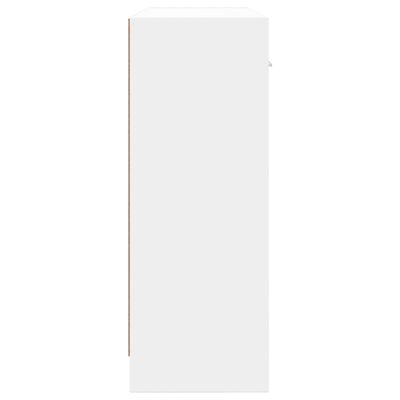 vidaXL fehér szerelt fa tálalószekrény 91 x 28 x 75 cm