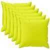 vidaXL P&aacute;rna huzat 6 db HOUTEN F&eacute;nyes z&ouml;ld 45 x 45 cm Poli&eacute;szter