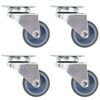 vidaXL 4 db dupla kerekes &ouml;nbe&aacute;ll&oacute; g&ouml;rgő 50 mm