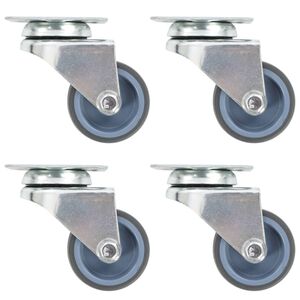 vidaXL 4 db dupla kerekes &ouml;nbe&aacute;ll&oacute; g&ouml;rgő 50 mm