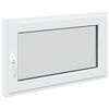 vidaXL Pinceablak RISOR 100 x 60 cm PVC &eacute;s &Uuml;veg Feh&eacute;r