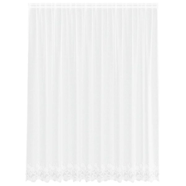 vidaXL Csipk&eacute;s F&uuml;gg&ouml;ny f&uuml;gg&ouml;ny&ouml;kkel Feh&eacute;r 200 x 300 cm Poli&eacute;szter