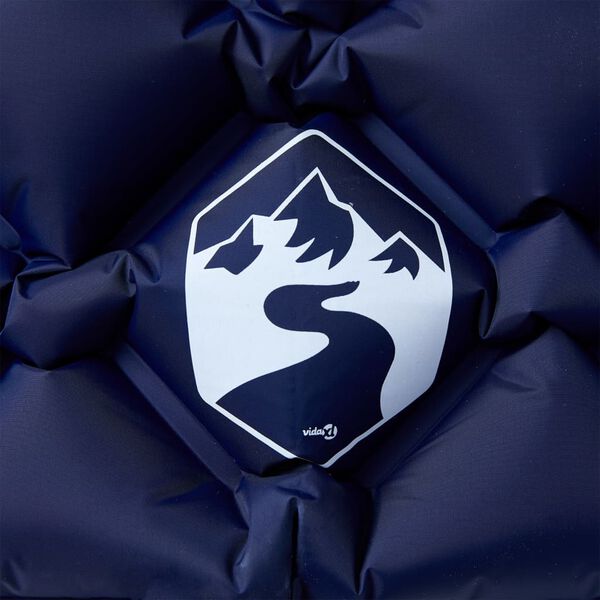 vidaXL 1 szem&eacute;lyes tenger&eacute;szk&eacute;k felf&uacute;jhat&oacute; kempingmatrac p&aacute;rn&aacute;val