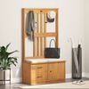 vidaXL SANDNES tömör fenyőfa előszobafa 87x40x159,5 cm