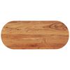 vidaXL t&ouml;m&ouml;r ak&aacute;cfa ov&aacute;lis asztallap 100 x 40 x 3,8 cm