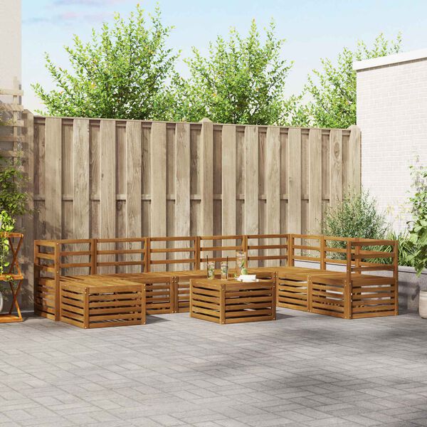 vidaXL &Uuml;lőgarnit&uacute;r&aacute;k Term&eacute;szetes T&ouml;m&ouml;r Ak&aacute;cfa