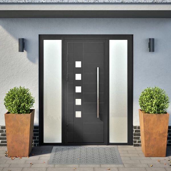 vidaXL kerti növénytartók 2 db 45x45x75 cm időjárásálló acélból