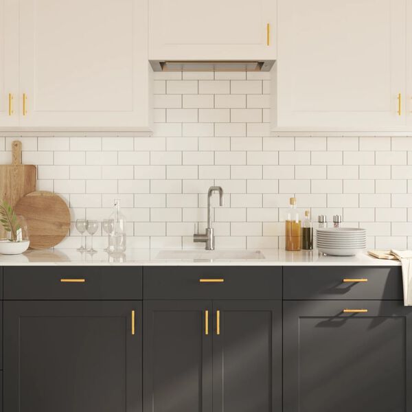 vidaXL 20 db aranysz&iacute;nű rozsdamentes ac&eacute;l szekr&eacute;nyfoganty&uacute; 64 mm