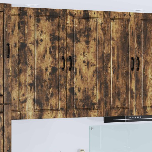 vidaXL Konyhaszekr&eacute;ny polcokkal F&uuml;st&ouml;lt t&ouml;lgy 40 x 31 x 100 cm Faanyag