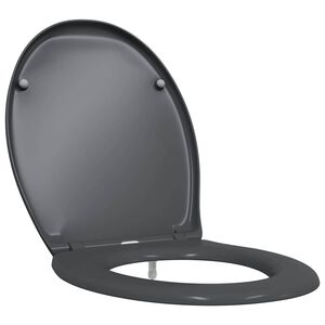 vidaXL WC &uuml;lőke Antracit 47 x 37 x 4 cm Duroplast