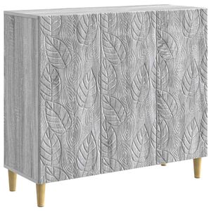 vidaXL Sz&eacute;f Sz&uuml;rke Sonoma 89 x 34,5 x 80 cm Szerelt Fa