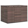 vidaXL barna polyrattan kerti p&aacute;rnatart&oacute; doboz 145 x 100 x 103 cm