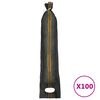 vidaXL 100 db s&ouml;t&eacute;tz&ouml;ld HDPE homokzs&aacute;k 103 x 25 cm