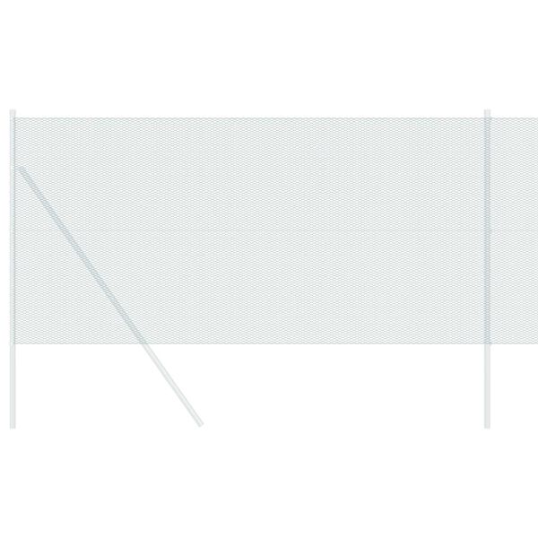 vidaXL Hexagon kerítés Zöld 1 x 100 m Acél