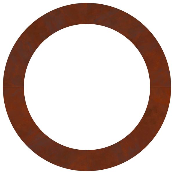 vidaXL Alkalmas lapos fa gyűrűkhez 5 pcs Barna &Oslash;90 / 120 cm