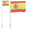 vidaXL spanyol alum&iacute;nium z&aacute;szl&oacute; &eacute;s r&uacute;d 5,5 m