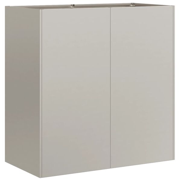 vidaXL &uuml;ltető rozsd&aacute;s 80x40x80 cm időj&aacute;r&aacute;s&aacute;ll&oacute; ac&eacute;lb&oacute;l