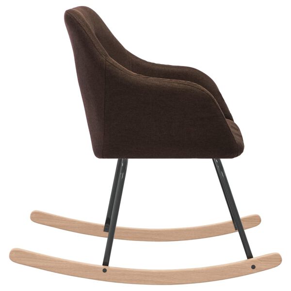 vidaXL s&ouml;t&eacute;tbarna sz&ouml;vet hintasz&eacute;k