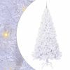 vidaXL Mű kar&aacute;csonyfa 300 LED-del &aacute;llv&aacute;nnyal Feh&eacute;r 240 cm PVC &eacute;s Ac&eacute;l