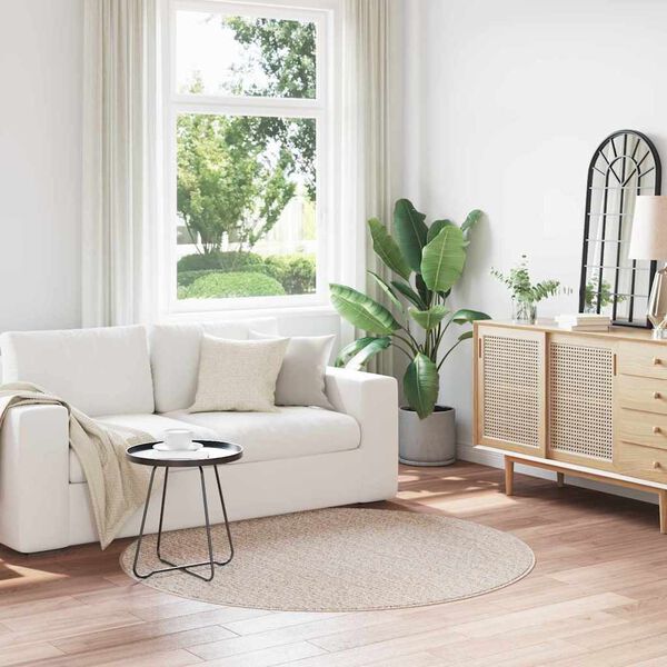 vidaXL Cs&uacute;sz&aacute;sg&aacute;tl&oacute; Shaggy Szőnyeg Kr&eacute;m 160 x 160 cm PP