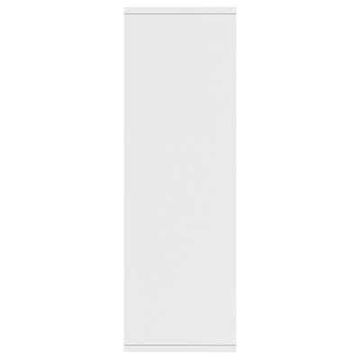 vidaXL fehér forgácslap könyv-/tálalószekrény 50 x 25 x 80 cm