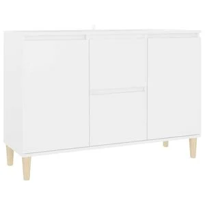 vidaXL feh&eacute;r szerelt fa t&aacute;lal&oacute;szekr&eacute;ny 101 x 35 x 70 cm