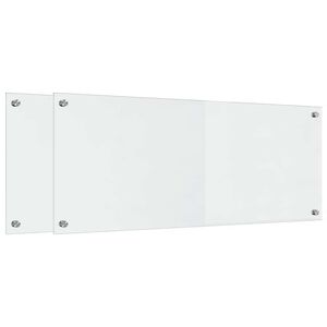 vidaXL Konyhai splashback 2 pcs &Aacute;tl&aacute;tsz&oacute; 100 x 40 cm edzett &uuml;veg