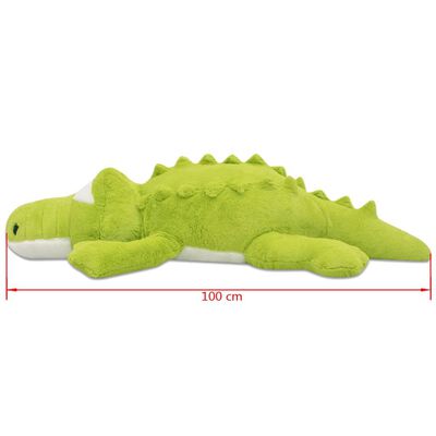 vidaXL XXL plüss krokodil 100 cm