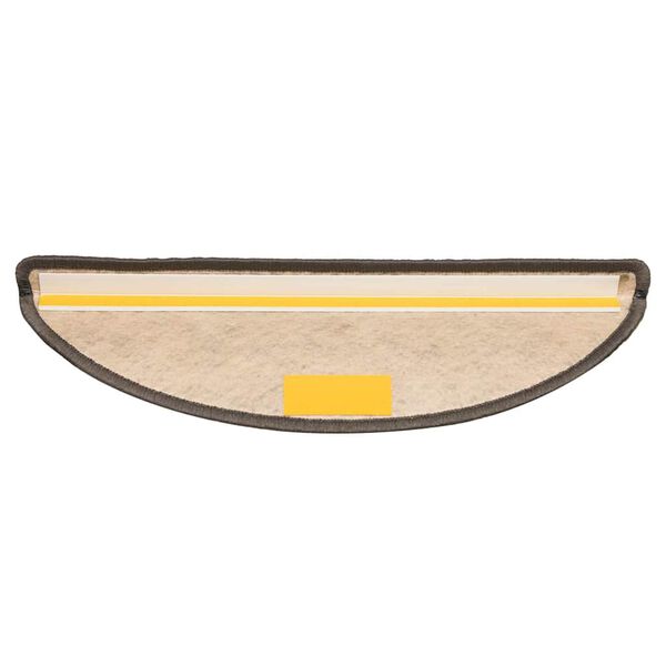 vidaXL 30 db l&eacute;pcsőszőnyegek &ouml;ntapad&oacute;s sziz&aacute;l kin&eacute;zetű 56x17x3 cm